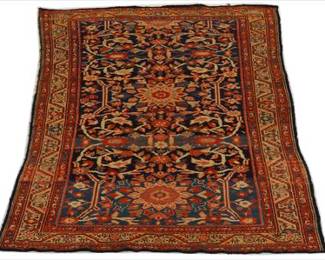 Antique Malayer Carpet, ca. 1920s