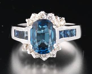 14K Tanzanite and Diamond Ring