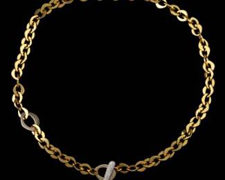 18K Pomellato Heavy link Necklace