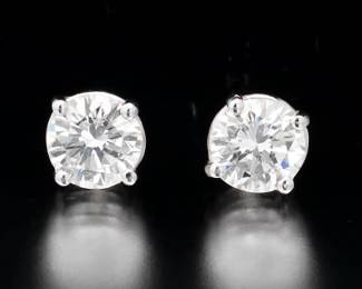 Platinum Mounted GIA Certified Diamonds