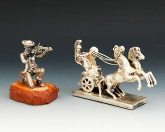 A. Kedem Sterling Applique Sculptures
