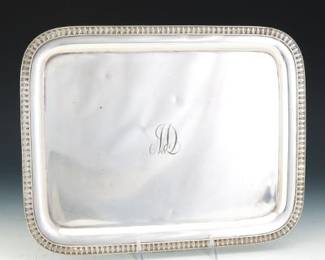 Tiffany Co. Silver Plated Rectangular Tray
