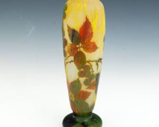 Galle Cameo Glass Vase