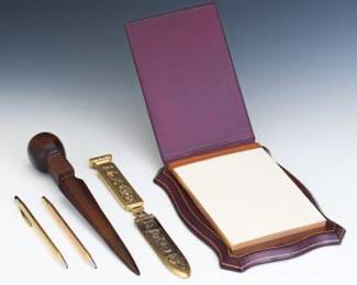 Group of Desk Accessories