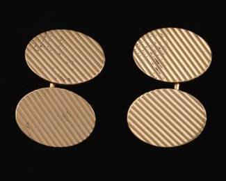 Tiffany Co. Pair of Gold Cufflinks