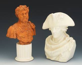 Pair of Classical and Historical Busts