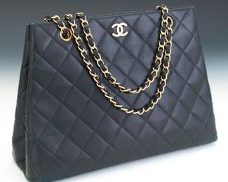 Chanel Vintage CC Shopping Tote