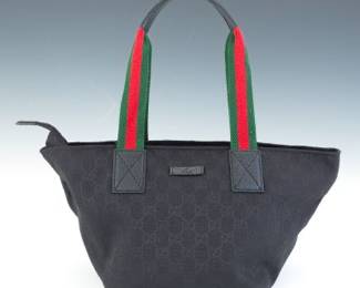 Gucci Small Web Trapeze Tote