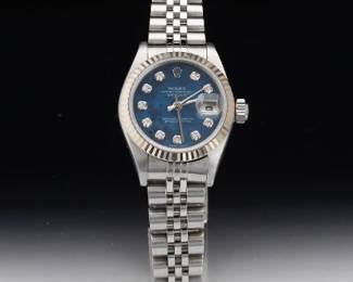 Ladies Rolex Ref 7914 Diamond Dial Automatic