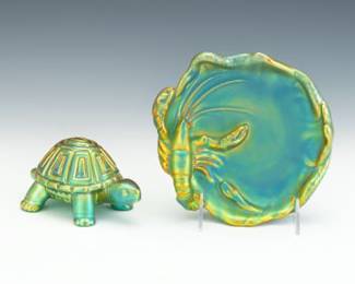 Two Zsolnay Hungary Pieces