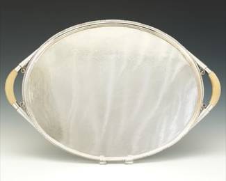 Georg Jensen Sterling Silver Tray, 1957