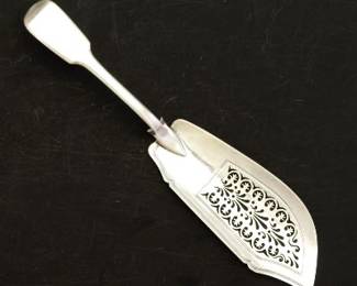 William IV Sterling Silver Fish Server by William Eaton, London, dated 1831
