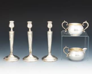 Group of Sterling Table Items