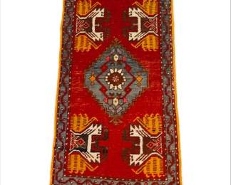Near Antique Turkish Anatolian Rug, ca. 1940s