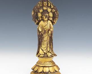 Korean Gilt Bronze Buddha Figure