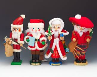 Four Steinbach Christmas Nutcrackers