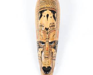 Carved Wood Tribal Mask, 20th Century