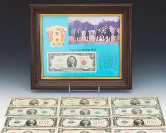 Group of US Currency