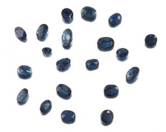 Multiple Unmounted 8.18 Ct Total Weight Natural Blue Sapphires