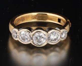 Ladies SuperFit TwoTone Gold and Diamond Ring