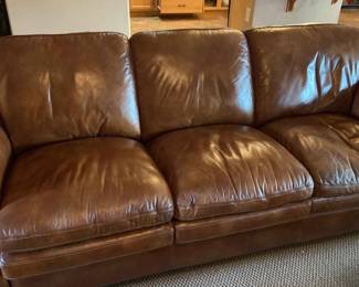 03 Leather LaZBoy sofa
