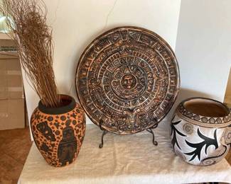 Clay Pots, And Artwork