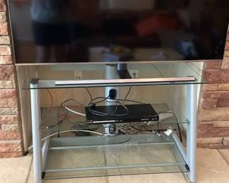 Samsung 55 Inch Flatscreen Television Dvd Player And Stand
