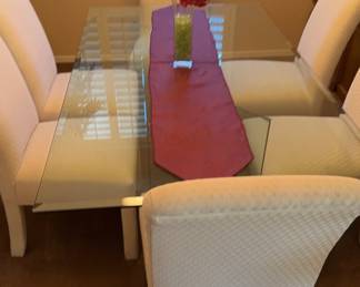Beautiful Glass Dining Room Table