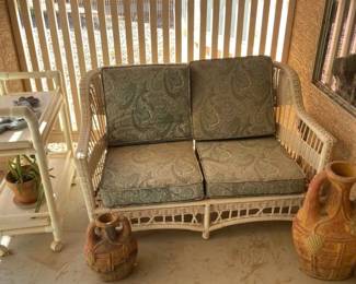 Patio Loveseat Vases