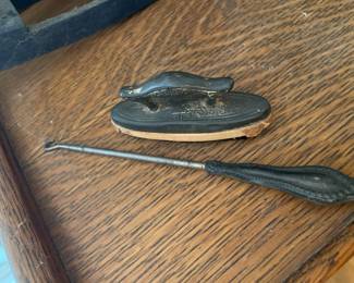 Sterling silver buff and button hole tool