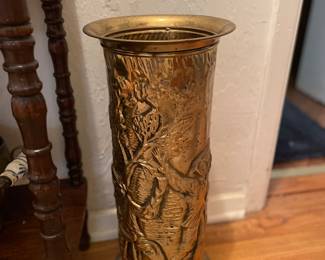 Brass umbrella stand