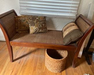 Vintage Pier 1 bench