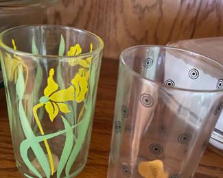 1930’s juice glasses