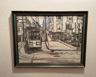 William Radley signed “City Scene”