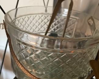 Glass ice bucket