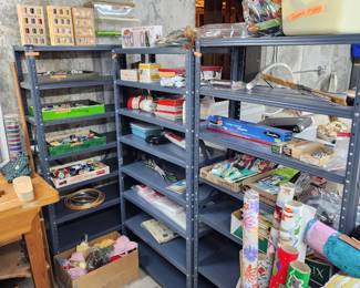 Shelving, fabric, sewing