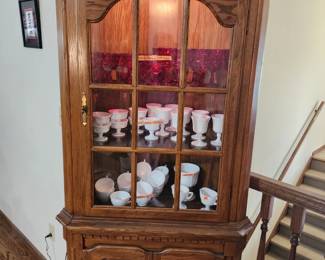 Corner Cabinet,  lighted