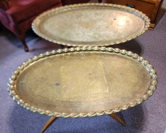 Vintage Brass tables