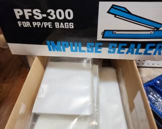 Impulse sealer with tons of bags