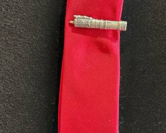 Vintage jet engine turbine tie bar clip