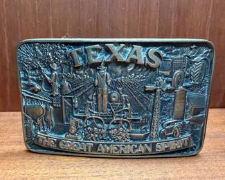 Award design metals, Inc. solid brass belt buckle