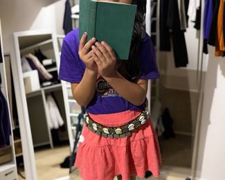 Vintage cowrie shells and coin belt bohemian or tribal-style