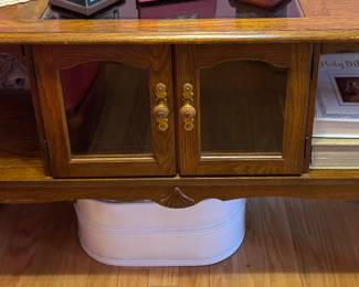 Oak sofa table $80