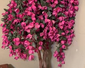 Bright pink artificial