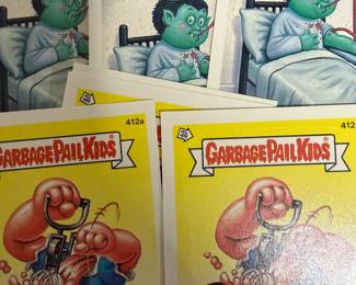 Garbage Pail Kids Trading Cards, a few hundred of them here