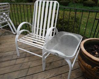 Patio Furniture and there are pads Around the house