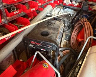 Tool Shed Filled with Generators and Heaters