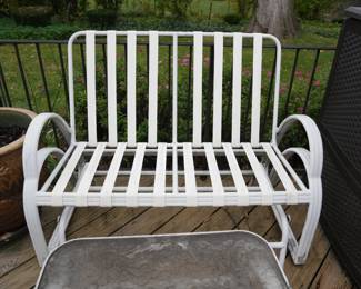 Patio Furniture and there are pads Around the house
