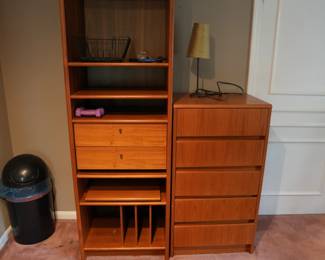 Mod Bookshelf and Chest of Drawers