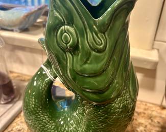 Dartmouth Pottery “Glug Glug” Fish Pitcher – Made in England